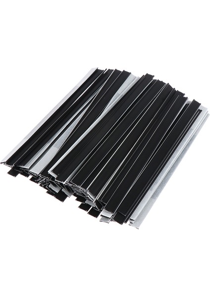 100 Adet Kabuğu Sopa Teneke Kravatlar Kahve Çanta Bağları Çanta Sızdırmazlık Şeritleri Gıda Depolama Için (Yurt Dışından)