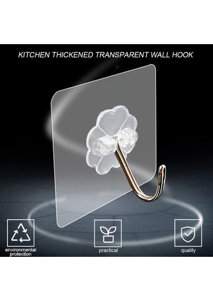 Çok Amaçlı Havlu Askısı Şeffaf Yapıştırılmış Kancalar Banyo Mutfak Askısı (Yurt Dışından) modelleri