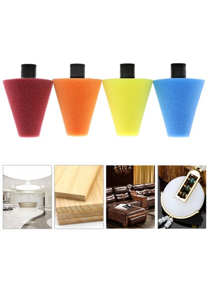 Araba Jant Lastik Parlatma Şaft M14 Konu Parlatma Süngeri Koni Temizleme Aracı (Yurt Dışından) modelleri