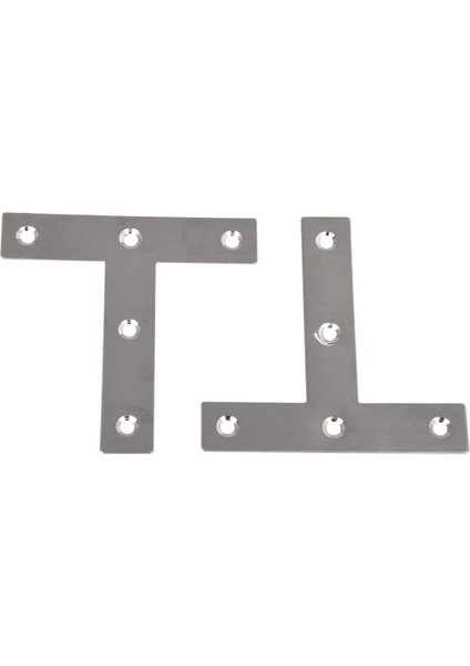 Ncanruı 15 Adet Açı Plakası Köşe Desteği Düz T Şekli Onarım Braketi 80MM x 80MM (Yurt Dışından)