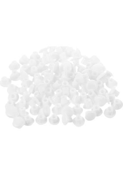Srıwen 100 Adet Ev Mobilya Dekoru 5 mm Beyaz Plastik Delik Delme Kapağı (Yurt Dışından) fiyatları