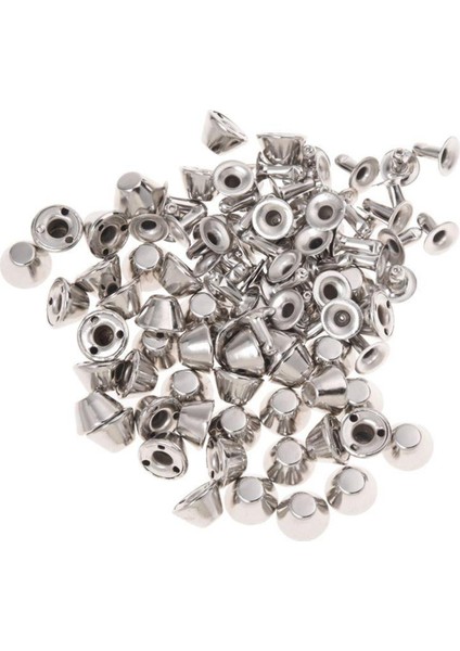 50 x Perçinler Bronz Demir Çiviler Gümüş Renk Takı (Yurt Dışından)