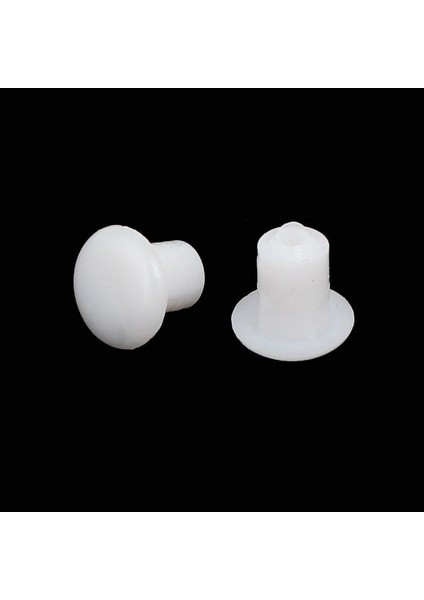 Plastik Yuvarlak Şekilli Kapak Vidalı Kapak Kapak Beyaz 5mm Dia Delik Için 50 Adet (Yurt Dışından) fırsatları