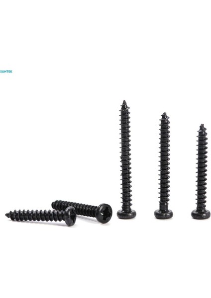 250 Parça Kendinden Vuran Vida Ahşap Vida Seti Çapraz Tahrikli Düz Başlı Sondaj Vidaları (Yurt Dışından)