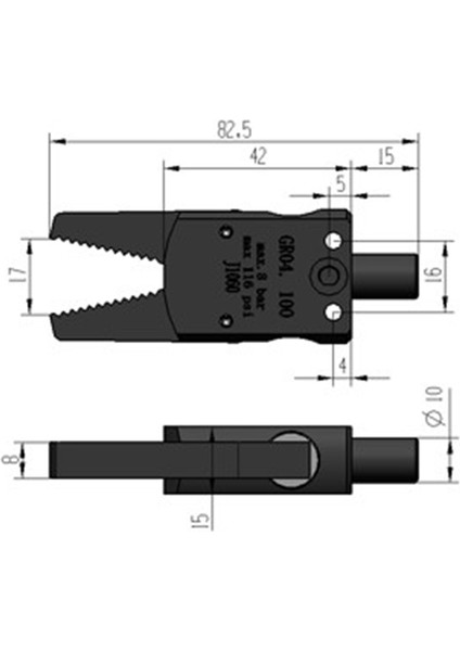 Quanbu Pnömatik Mini Fikstür J1060 Manipülatör Aksesuarları Mekanik Fikstür Su Borusu Klipsi Mını-A (Yurt Dışından) fiyatları