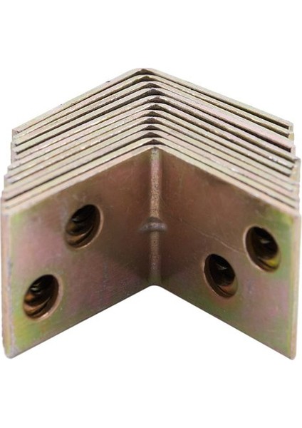 Quanbu Metal Raf Desteği 90 Derece Sağ Köşeli Braket 12 Adet Pirinç Ton (Yurt Dışından) fiyatları