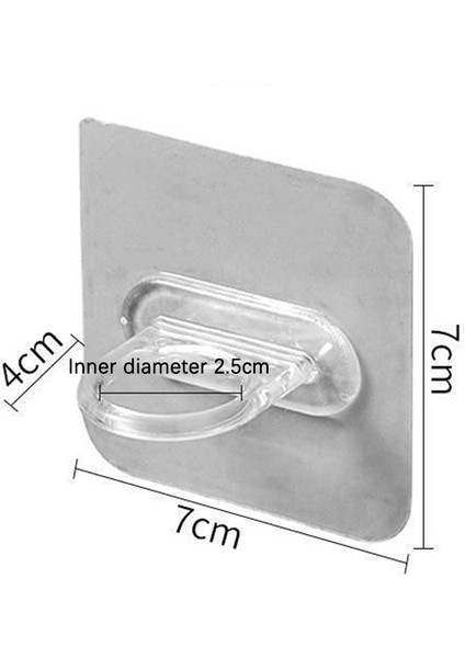 4/8 Adet Duvara Monte Çok Fonksiyonlu Yuvarlak Kanca Ücretsiz Delme Dikişsiz Macun Depolama Rafı Mutfak Banyo Ev Halka Askıları (Yurt Dışından) fiyatları