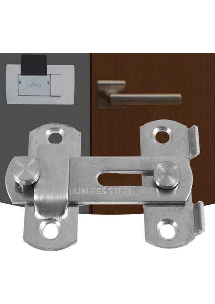 Quanbu Hasp Mandalı Metal Hasp Mandalı Kilidi Pencere Dolabı Montajı Için Sürgülü Kapı Kilidi (Yurt Dışından) indirimleri