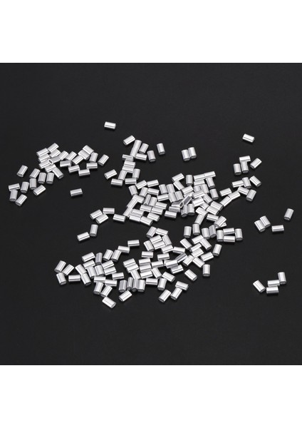 Srıwen M1.5 Tel Halat Alüminyum Yüksük Kablo Bağları Kıvrım Tel Halat Aynası Alüminyum Ceket 200 Parça (Yurt Dışından) fırsatları