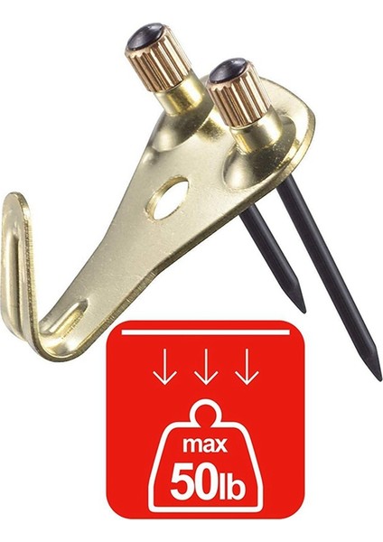 Xhhdqes 40 Paket 50 Lbs Resim Çerçevesi Askı Kancaları, Ağır Hizmet Alçı Duvar Pro Fotoğraf/ağır Ayna Asma Kiti (Yurt Dışından) modelleri