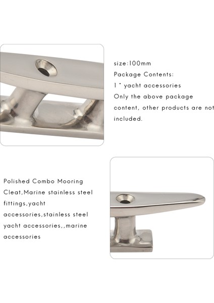 Denizcilik Için 316 Paslanmaz Çelik Cilalı Combo Demirleme Kelepçesi 100MM (Yurt Dışından) modelleri