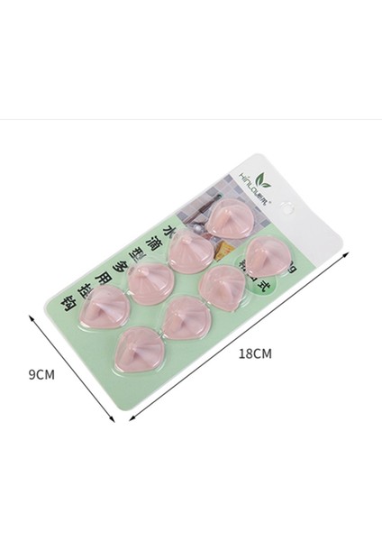 Damla Şekilli Çok Amaçlı Kanca 8'li Paket - Yeşil (Yurt Dışından) fiyatları