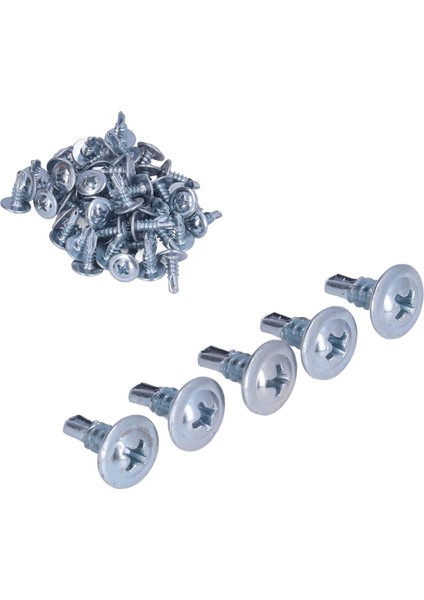 Kendiliğinden Sondaj Vidası, Mobilya Aletleri Tamiri Için Çapraz Yivli Yüksek Sertlik Yuvarlak Başlı Vidalar 4.2X13MM (Yurt Dışından) modelleri
