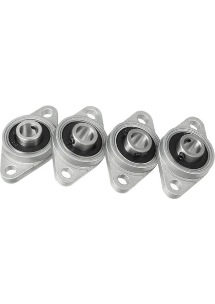 Quanbu 4 Adet KFL08 Yastık Blok Rulman 8mm Delik Çapı Çinko Alaşım Eşkenar Dörtgen Flanş Rulman Cnc (Yurt Dışından)