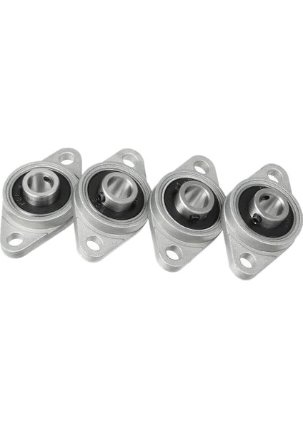 Quanbu 4 Adet KFL08 Yastık Blok Rulman 8mm Delik Çapı Çinko Alaşım Eşkenar Dörtgen Flanş Rulman Cnc (Yurt Dışından)