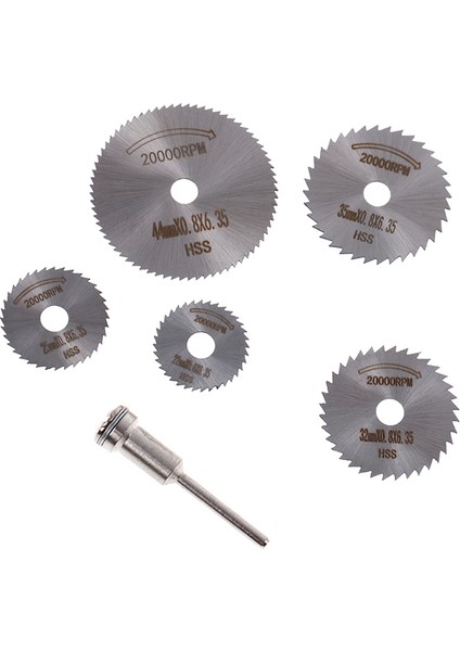 Adet Daire Testere Disk Seti Mini Matkap Döner Alet Ahşap Kesme Aksesuarı (Yurt Dışından)