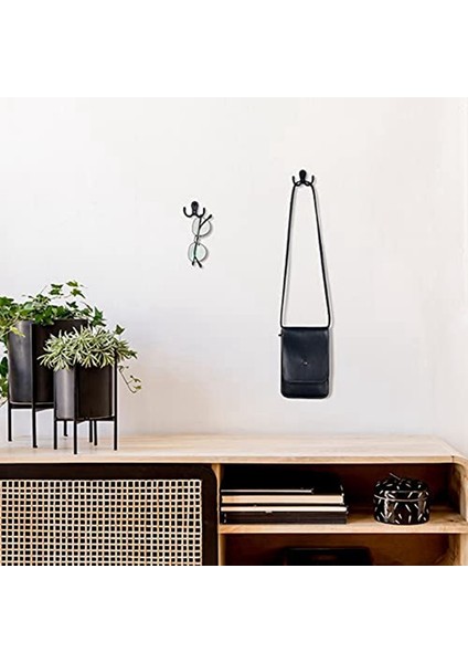 Ceket Kancaları Siyah Vidalı Metal Çift Kanca Duvar Kancaları Mutfak Için (Yurt Dışından) fırsatları