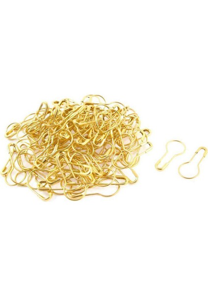 Kabak Kanca Sukabağı Şekli Emniyet Pimleri Salıncak Etiketi 100 Adet Altın Ton (Yurt Dışından)