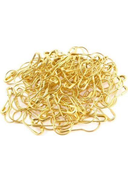 Kabak Kanca Sukabağı Şekli Emniyet Pimleri Salıncak Etiketi 100 Adet Altın Ton (Yurt Dışından) indirimleri