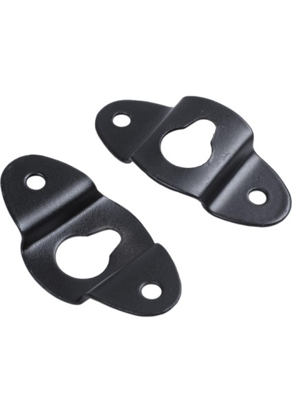 10PCS Ses Hoparlör Duvara Monte Demir Askı Plakası Siyah 4.8cm Uzun (Yurt Dışından)