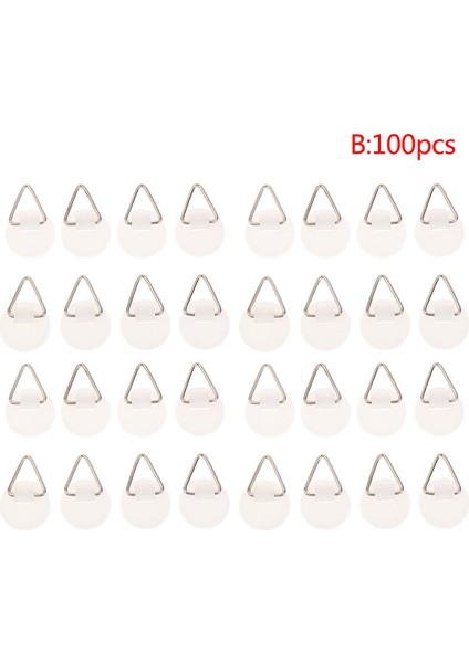 100 Adet Görünmez Plaka Askı Seti Duvar Bulaşık Kancası Için Dikey Plaka Tutucular (Yurt Dışından)