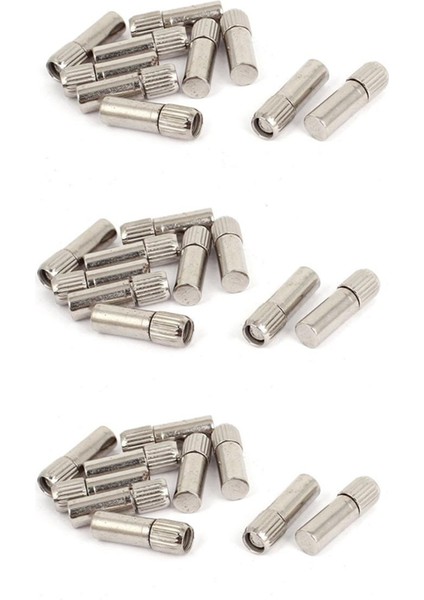 Mobilya Dolabı Düz Raf Destekli Mandal Pimleri 6mm x 20MM 30 Adet (Yurt Dışından)