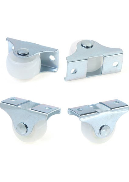 Adet 1 Inç Çekmece Tekerleği Plastik Yönlü Tekeri Kılavuz Mobilya Küçük Kasnak (Yurt Dışından)