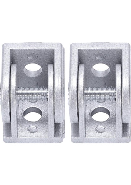 Quanbu 2 Adet/grup Alaşımlı Esnek Pivot Bağlantı Konnektörü Ab Standardı Alüminyum Ekstrüzyon Profili 2020 (Yurt Dışından)