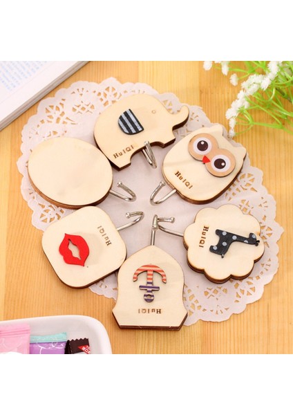 Sevimli Güçlü Çok Amaçlı Emme Kancaları Asılı Dikişsiz Etiketgiysi Askısı Baykuş Çok Renkli (Yurt Dışından) fırsatları