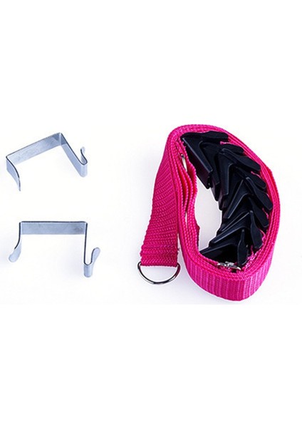 Uzun Ayarlanabilir Kapı Sonrası Arka Asılı Halat Arka Kapı Askısı Giysi Kapağı Için Kırmızı Gül (Yurt Dışından)