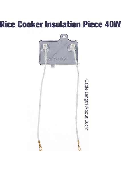 Pirinç Ocak Yalıtım Parçası 220V 40W Termostat Isıtıcı Telli Pirinç Ocak Aksesuarları (Yurt Dışından)