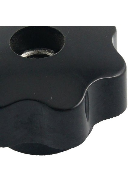 M10 10MM Dia Konu Siyah Plastik Yıldız Başlı Sıkma Topuzu Kavrama (Yurt Dışından)
