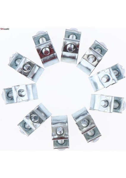 2x 10 Adet Galvanizli Demir Klip Hortum Boru Kelepçesi 6MM-20MM (Yurt Dışından)