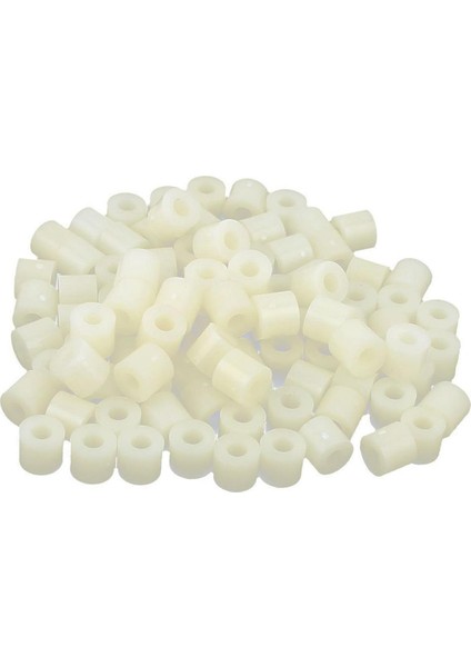 Srıwen Plastik Silindir Ara Parça Pul 7mm x 3,2mm x 6mm 100 Adet Fildişi (Yurt Dışından)