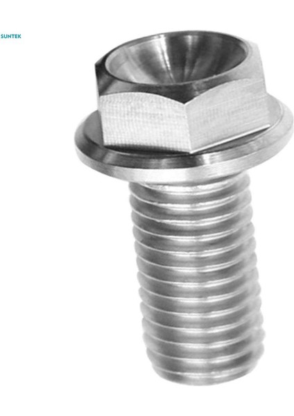 2xm6 Titanyum Altıgen Başlı Flanş Cıvata Bağlantı Elemanı M6 x 10-65 M6 x 10 (Yurt Dışından)