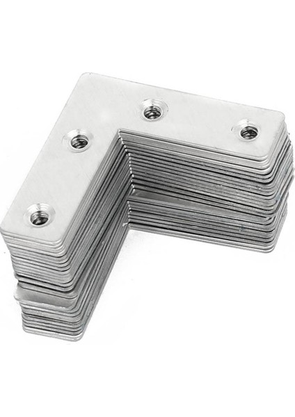 Quanbu 50MMX50MMX1MM L Şekilli Düz Sabitleme Tamir Onarım Plakaları Braketleri 30 Adet (Yurt Dışından)