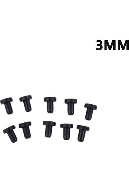 10 Adet Katı Kauçuk Delik Kapakları 3-12MM Yüksek Sıcaklık Dayanımı Conta Delik Fişleri (Yurt Dışından)