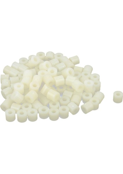 Srıwen Plastik Silindir Ara Parça Pul 7mm x 3,2mm x 6mm 100 Adet Fildişi (Yurt Dışından) fırsatları
