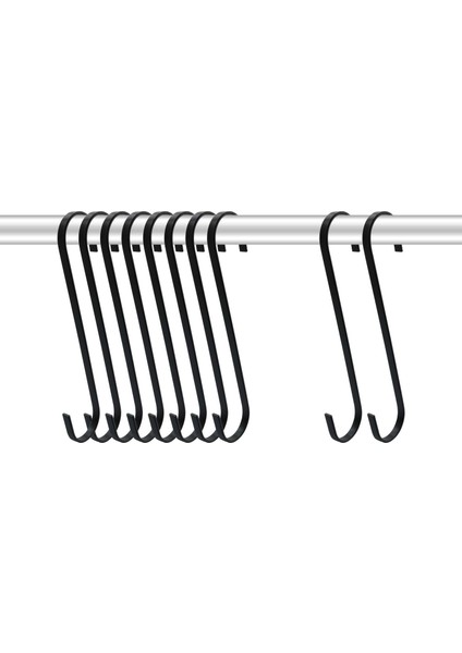 10 Paket Ekstra Büyük 10 Inç Uzun S Kancalar Asılı Bitki, Sepet, Ağaç Dalı, Dolap, Bahçe, Pergola, Iç Mekan Dış Mekan Kullanımları (Yurt Dışından) fırsatları