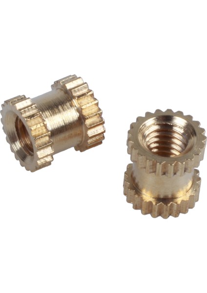 Flyeer M3X5MMX5MM Iç Dişli Pirinç Tırtıllı Insert Gömülü Somunlar 20 Adet (Yurt Dışından)