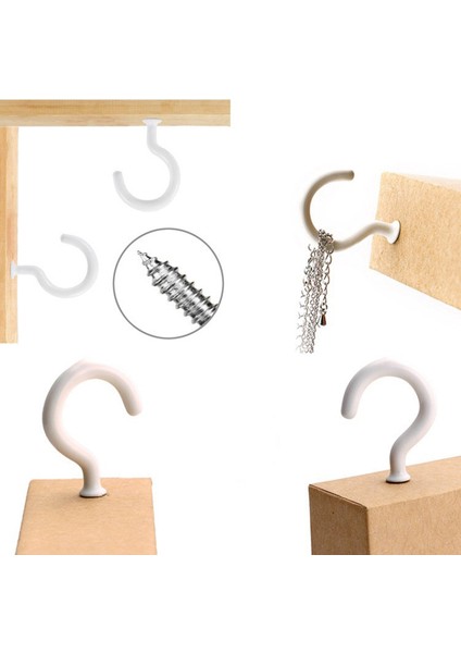 70 Adet Tavan Kancaları Ağır Vidalı Bardak Kanca Banyo Mutfak Duvar Tavan Asılı Çeşitli Boyut Kombinasyon Paketi (Yurt Dışından) fiyatları