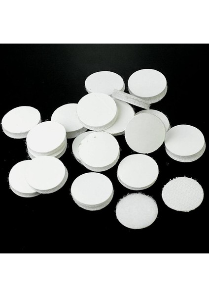 50 Pairs Sihirli Yapışkan Kendinden Yapışkanlı Toka Kanca Döngü Yuvarlak Pedler Craft Bant Beyaz (Yurt Dışından) indirimleri