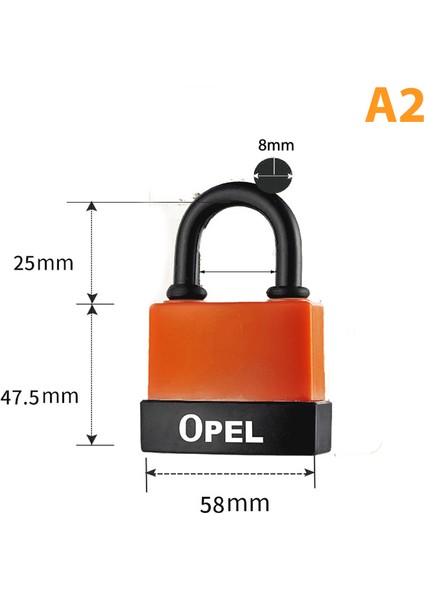 Su Geçirmez ve Toz Geçirmez Pvc Kabuk Kilidi Dış Mekan Tam Bakır Çekirdekli Plastik Kilit (Yurt Dışından)