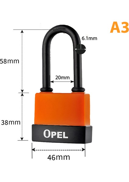 Su Geçirmez ve Toz Geçirmez Pvc Kabuk Kilidi Dış Mekan Tam Bakır Çekirdekli Plastik Kilit (Yurt Dışından) fiyatları