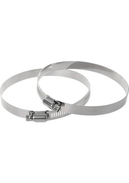 Quanbu 2 Adet 91-114MM Ayarlanabilir Aralığı Paslanmaz Çelik Bant Sonsuz Dişli Hortum Kelepçesi 4.5 (Yurt Dışından)