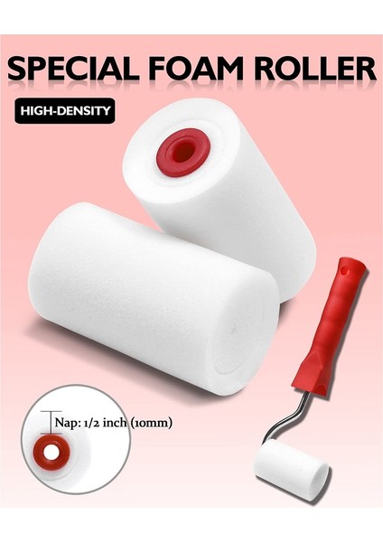 16 Adet 2 Inç Küçük Boya Rulosu, 2 Boya Tepsisi, Rulo Fırça (Yurt Dışından) indirimleri