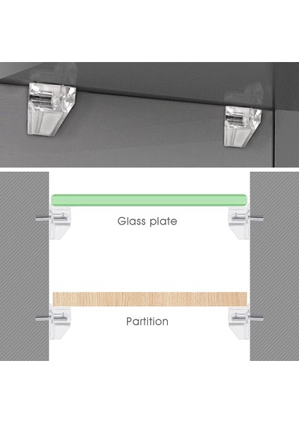 Raf Destek Mandalları-50 x Destek Çivisi-Şeffaf (Yurt Dışından) modelleri