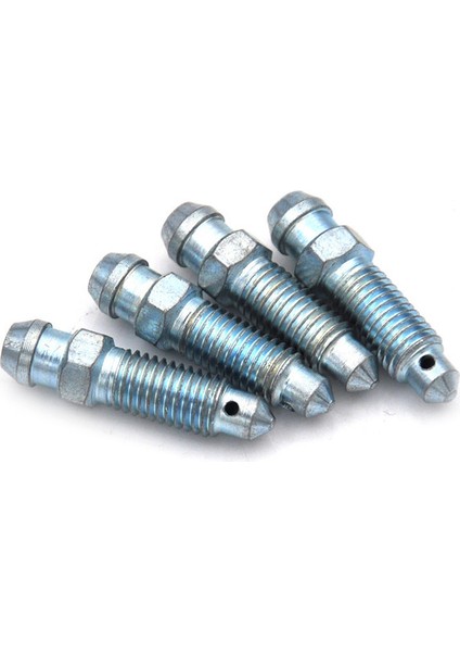 4 Adet M7 x 1.0mm Motosiklet Bisiklet Fren Kaliper Çelik Hava Alma Vidası (Yurt Dışından)