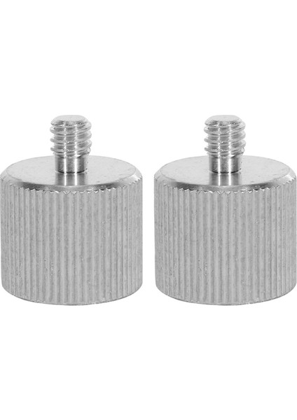 Flyeer 2x 5/8 Inç Dişi 1/4 Inç Erkek Kamera Mikrofon Standı Tripod Konu Redüktör Adaptörü (Yurt Dışından)
