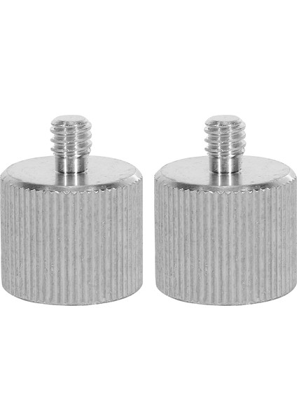 Flyeer 2x 5/8 Inç Dişi 1/4 Inç Erkek Kamera Mikrofon Standı Tripod Konu Redüktör Adaptörü (Yurt Dışından)